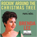 the album cover for Brenda Lee - Rockin' Around The Christmas Tree [Clear Vinyl]