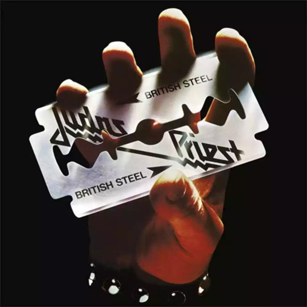 the album cover for Judas Priest - British Steel (Uk)