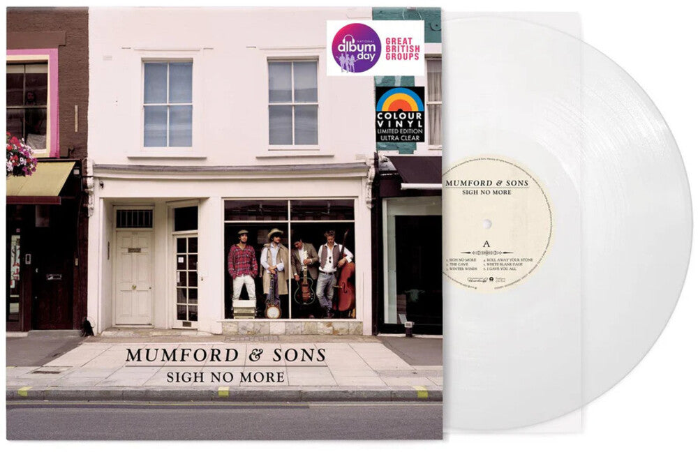the album cover for Mumford & Sons - Sigh No More [Clear Vinyl] [Limited Edition] (Uk)