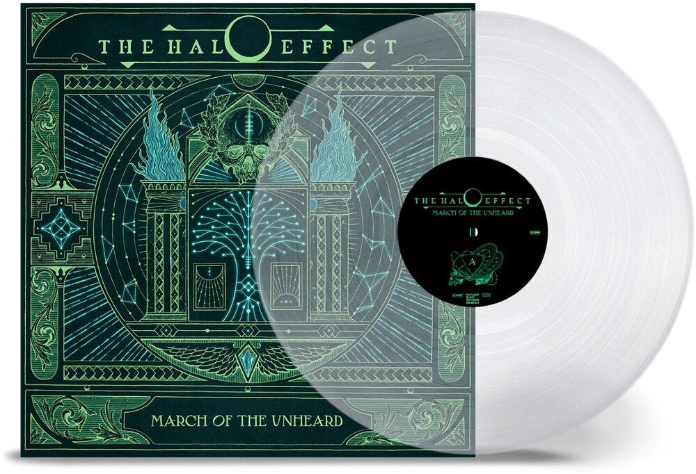 the album cover for Halo Effect - March Of The Unheard - Crystal Clear [Clear Vinyl] (Gate)