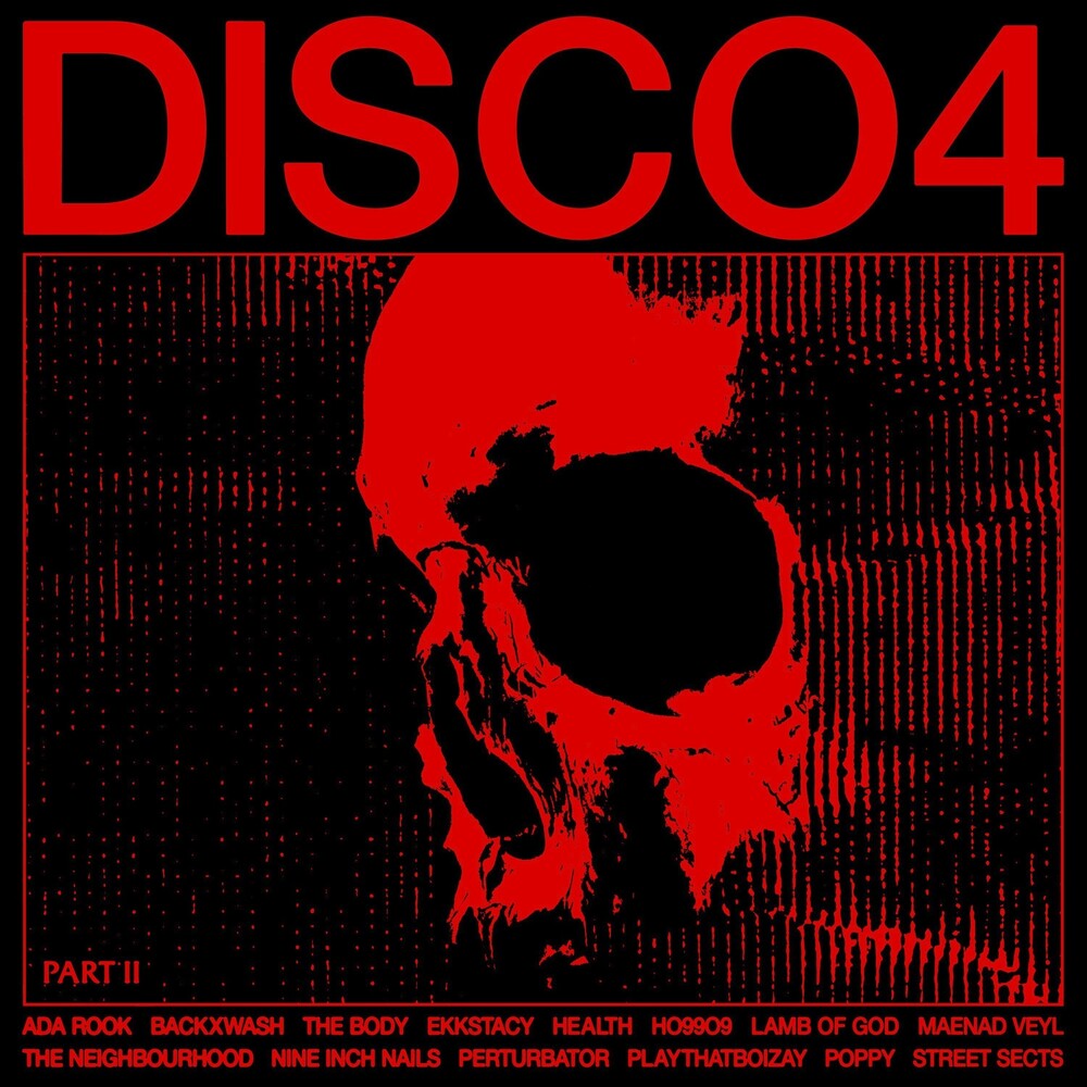 the album cover for Health - DISCO4 :: PART II [Indie Exclusive Translucent Red Vinyl]