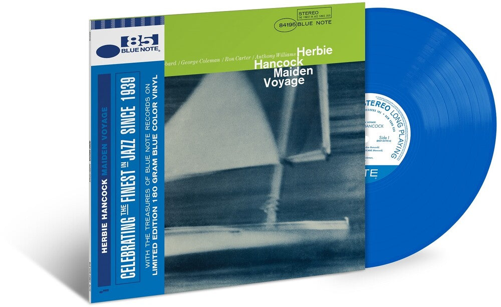 the album cover for Herbie Hancock - Maiden Voyage -  [Indie Exclusive Blue LP]