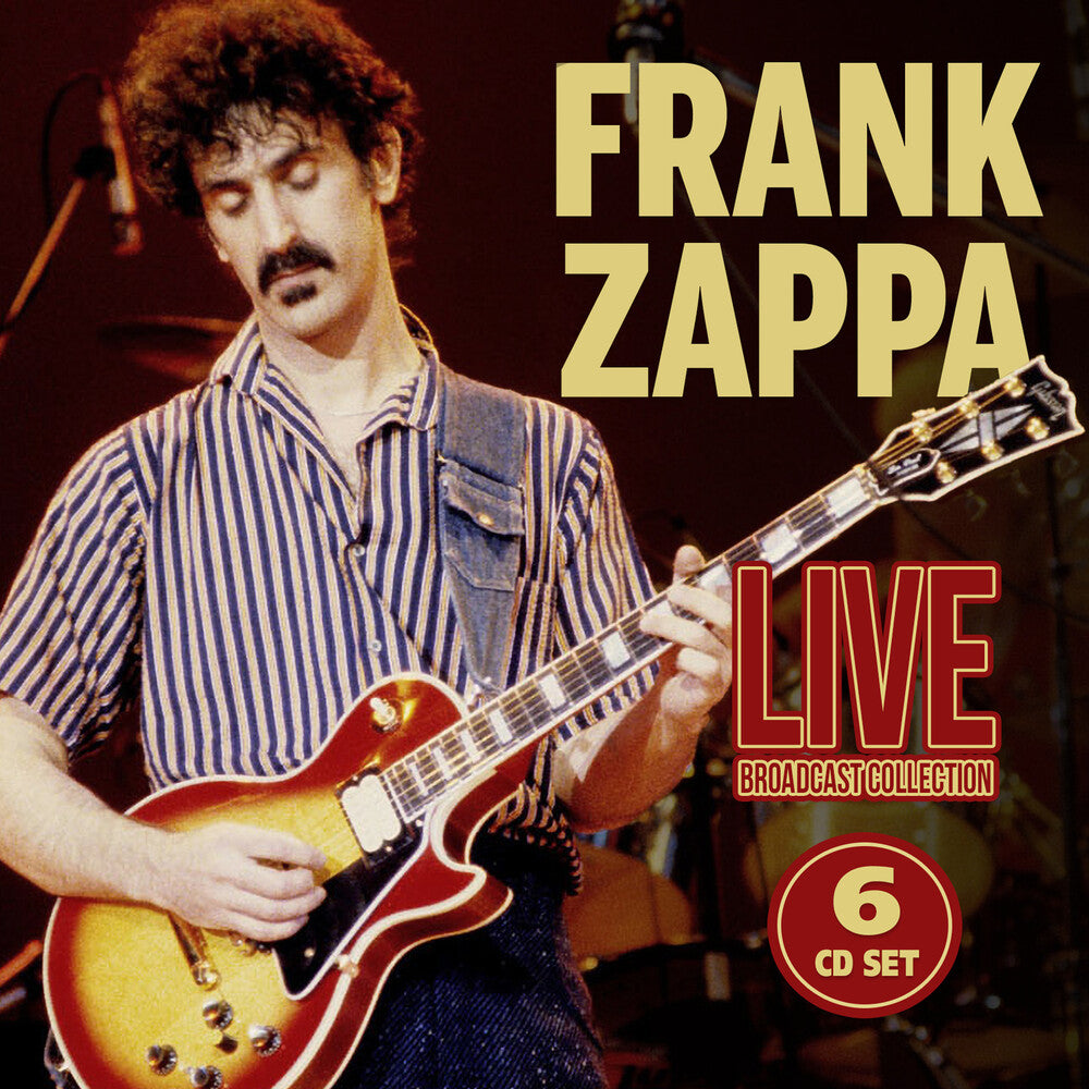 the album cover for Frank Zappa - Live / Broadcast Collection