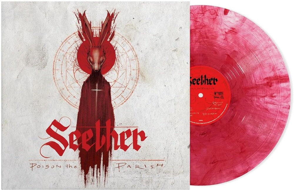 the album cover for Seether - Poison The Parish  [Bloodshot Red Vinyl]