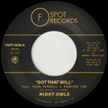 the album cover for Night Owls - Got That Will (feat. Gina Murrell &amp; Ranking Joe) b/w Got That Dub (feat. Ranking Joe &amp; Gina Murrell) [7inch Single]