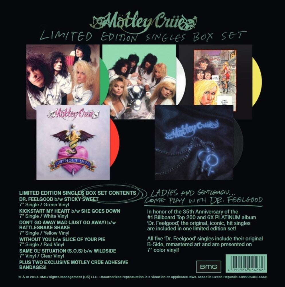 the album cover for Motley Crue - Dr Feelgood (35th Anniversary 7" Single Boxset) [RSD Black Friday 2024]