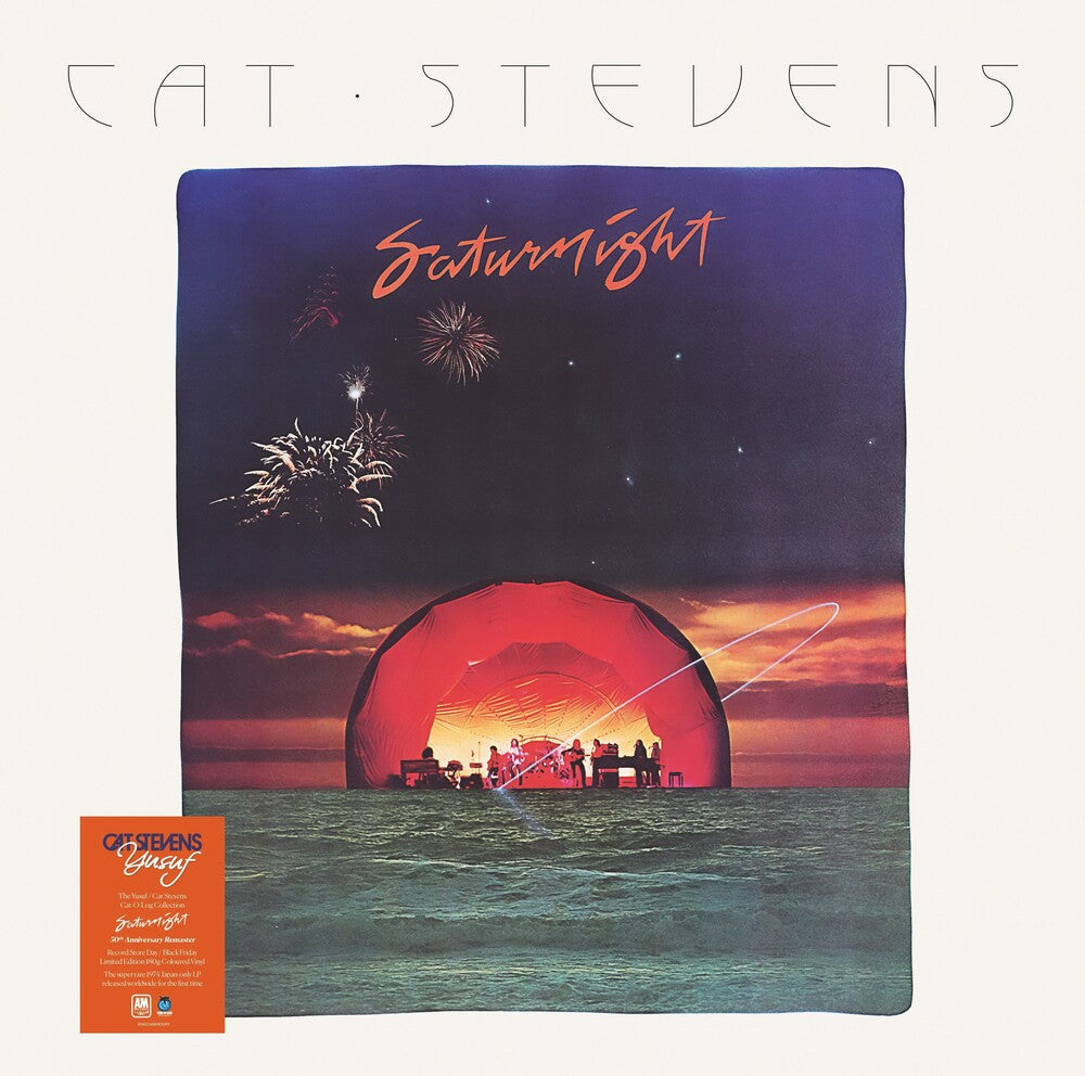 the album cover for Cat Stevens - Saturnight: Cat Stevens Live In Tokyo [RSD Black Friday 2024]
