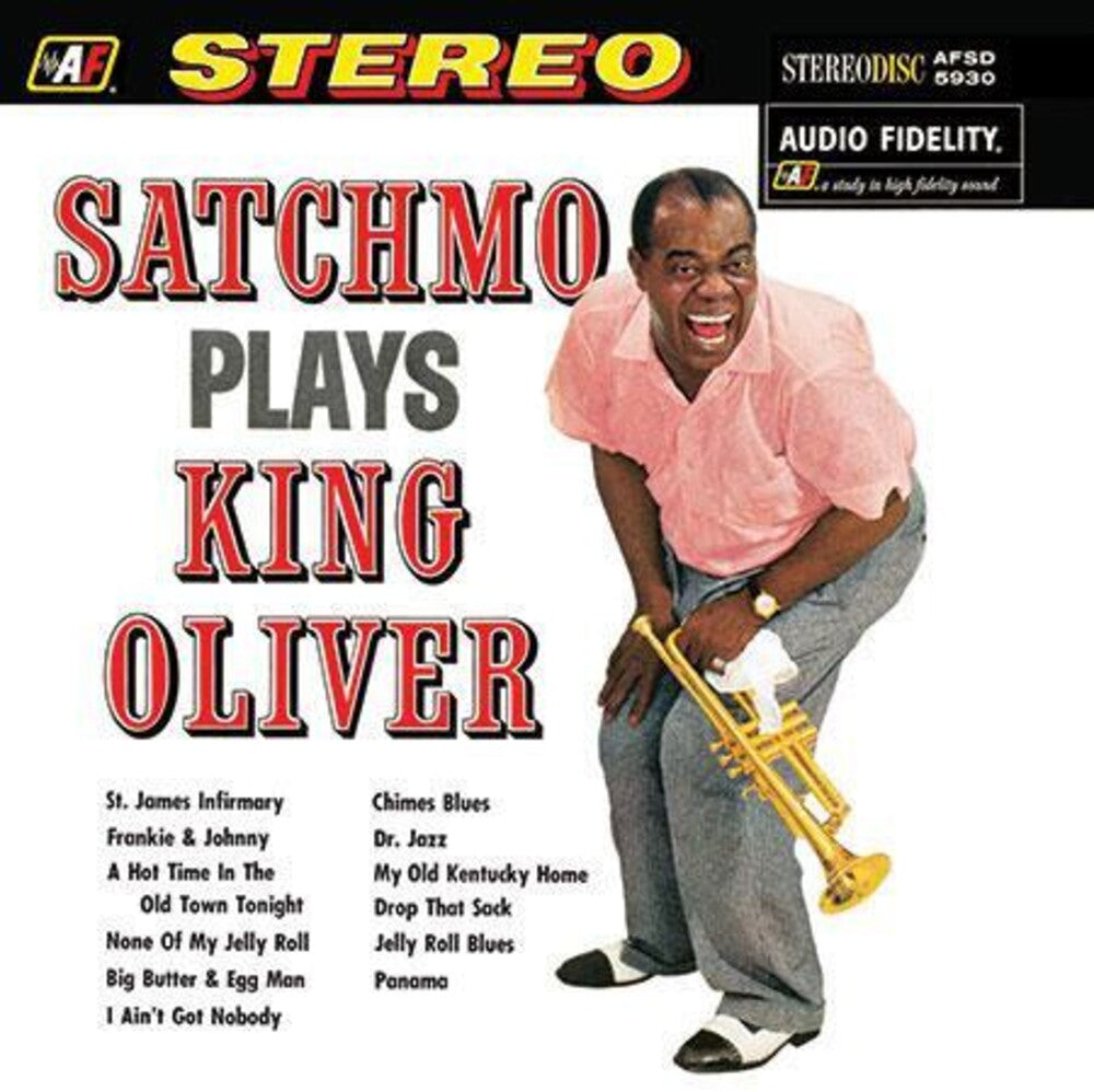 the album cover for Louis Armstrong - Satchmo Plays King Oliver [180 Gram]
