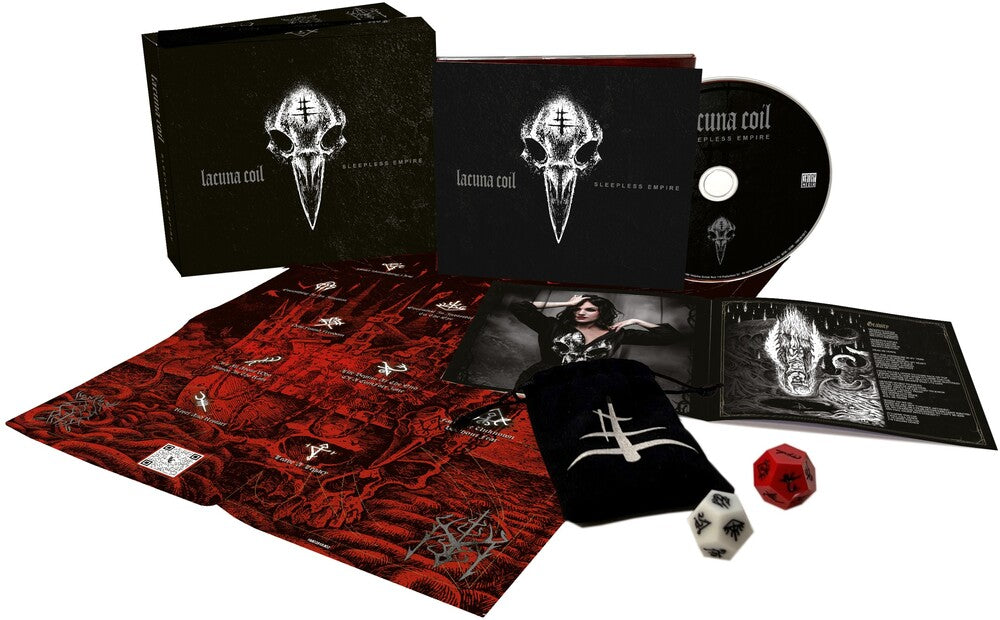 the album cover for Lacuna Coil - Sleepless Empire [Compact disc DLX]