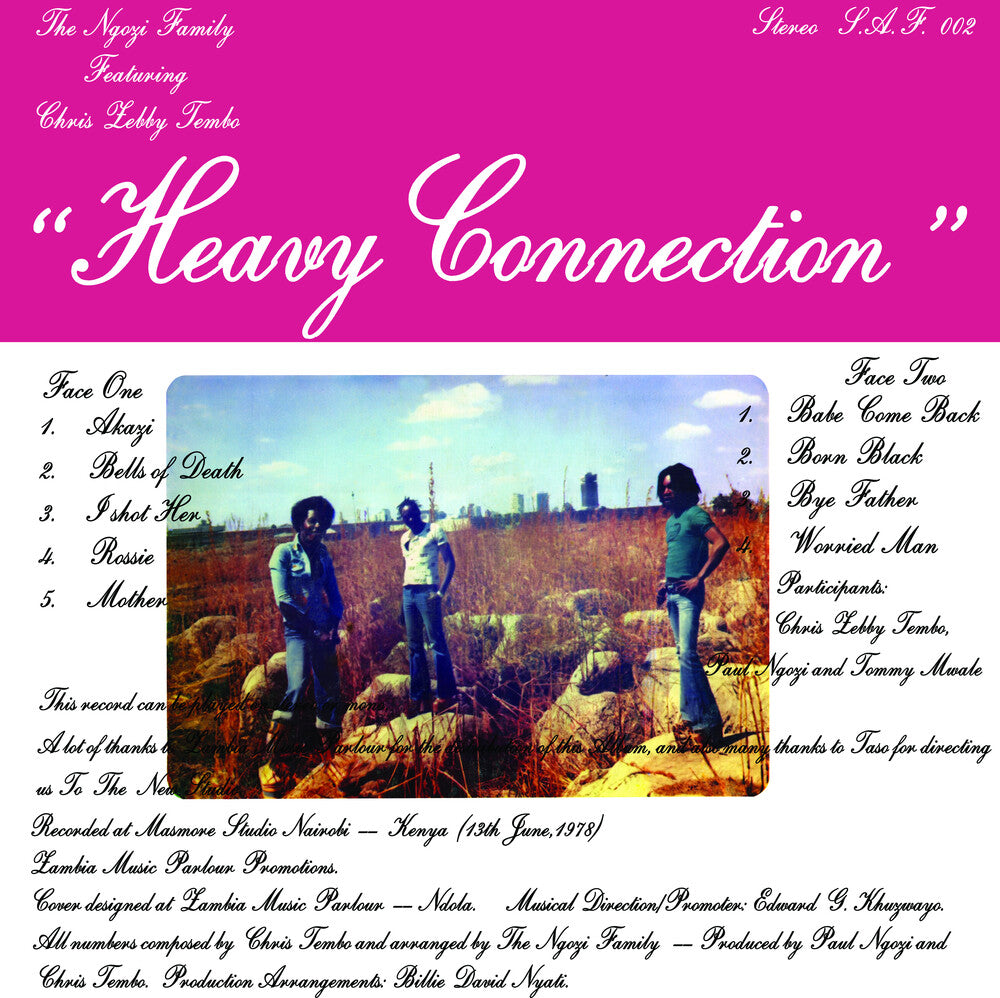 the album cover for Ngozi Family - Heavy Connection