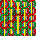 the album cover for Dean & Britta / Sonic Boom - Peace Of Us [Colored Vinyl]