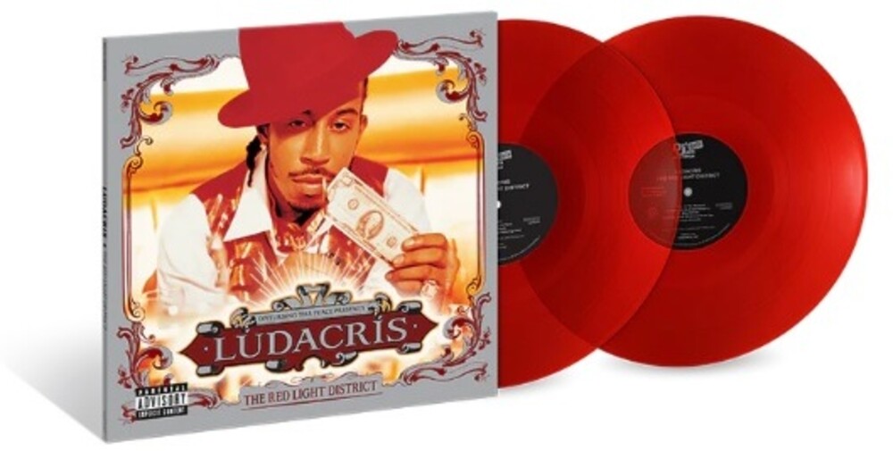 the album cover for Ludacris - Red Light Distric [Clear Vinyl] [Limited Edition] (Red)