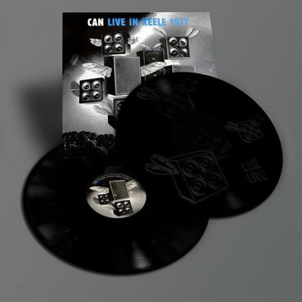 the album cover for Can - Live In Keele 1977