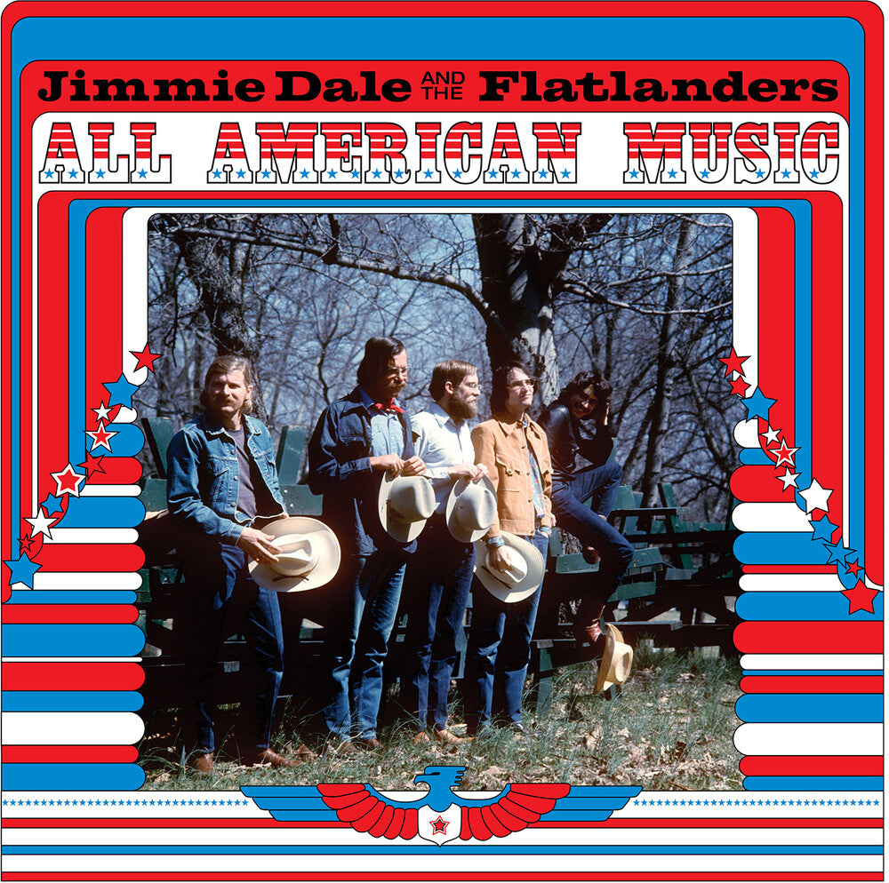 the album cover for Jimmie Dale  & The Flatlanders - All American Music