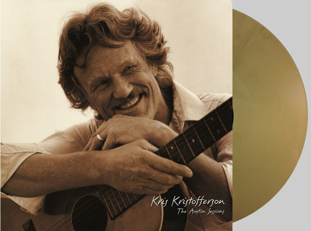 the album cover for Kris Kristofferson - The Austin Sessions - Deluxe Edition [LP Gold]