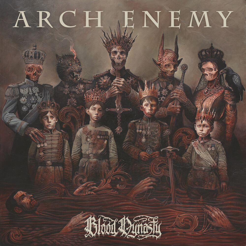 the album cover for Arch Enemy - Blood Dynasty [Deluxe CD boxed set]