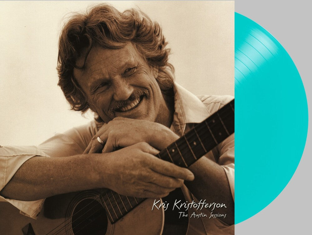 the album cover for Kris Kristofferson - The Austin Sessions - Deluxe Edition [LP Turquoise]
