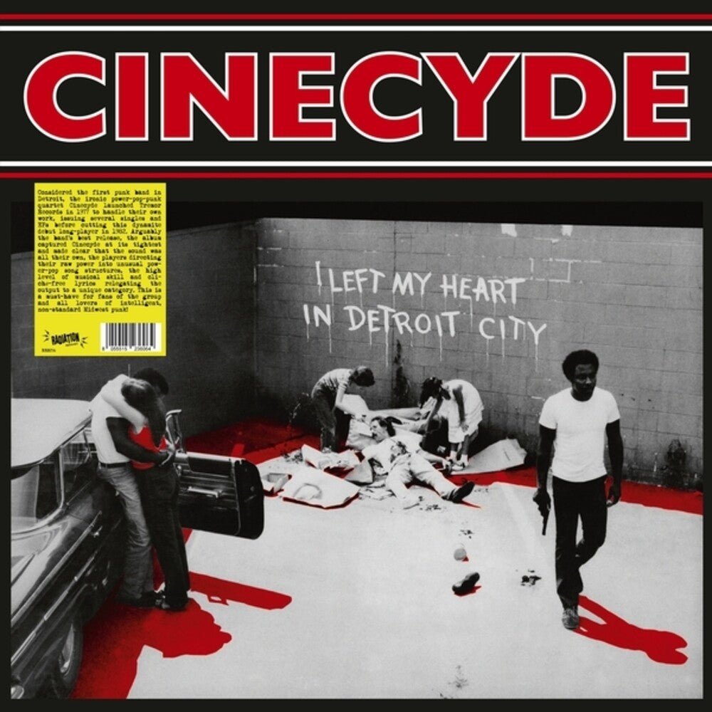 the album cover for Cinecyde - I Left My Heart In Detroit City
