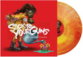 the album cover for Stick To Your Guns - Keep Planting Flowers - Red & Yellow Galaxy [Colored Vinyl]