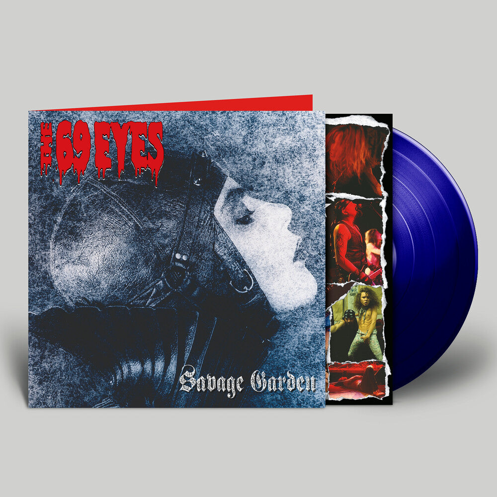 the album cover for 69 Eyes - Savage Garden (Blue) [Colored Vinyl]