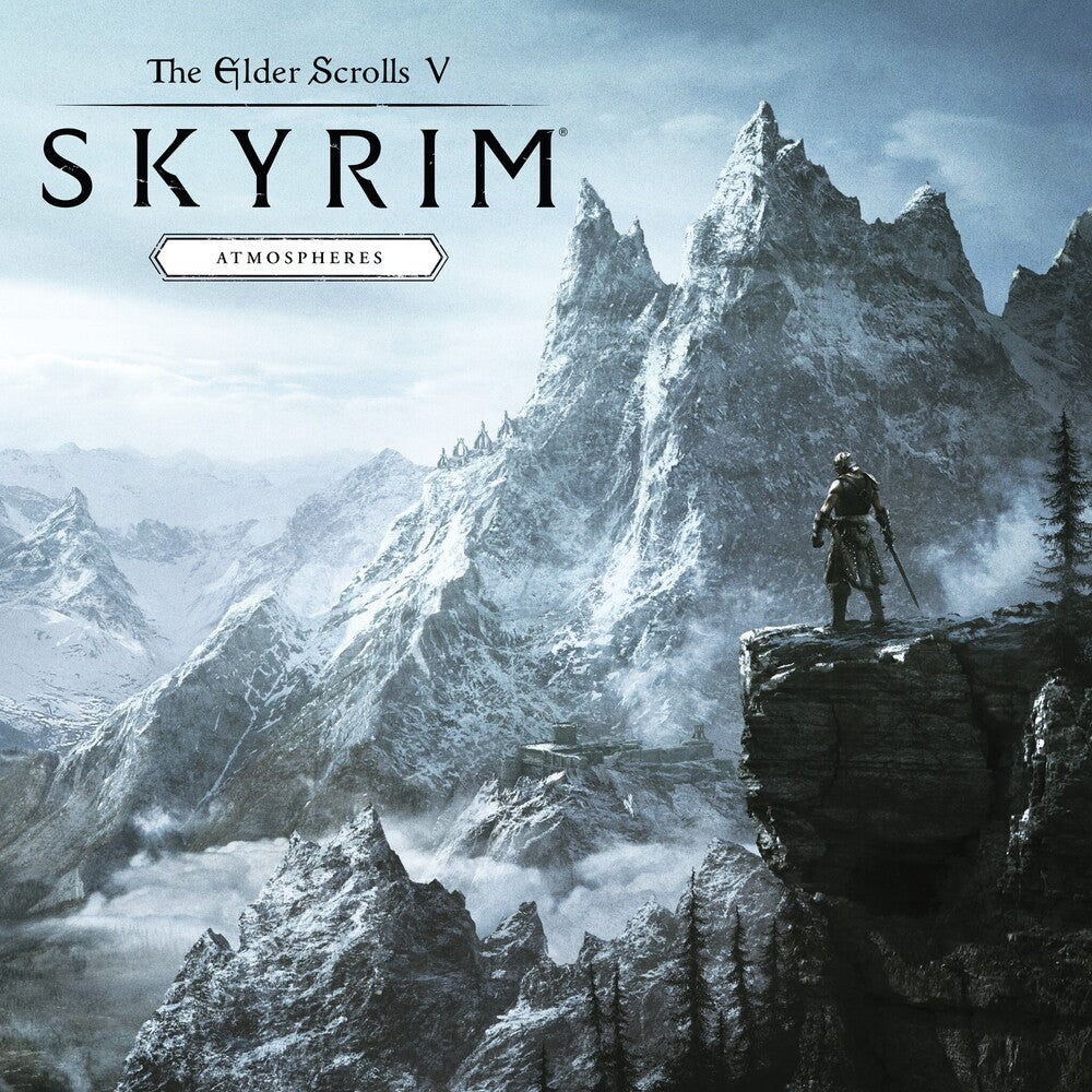 the album cover for Jeremy Soule  (Blk) (Colv) (Cvnl) (Gate) (Spla) - Elder Scrolls V: Skyrim - Atmospheres - O.S.T.