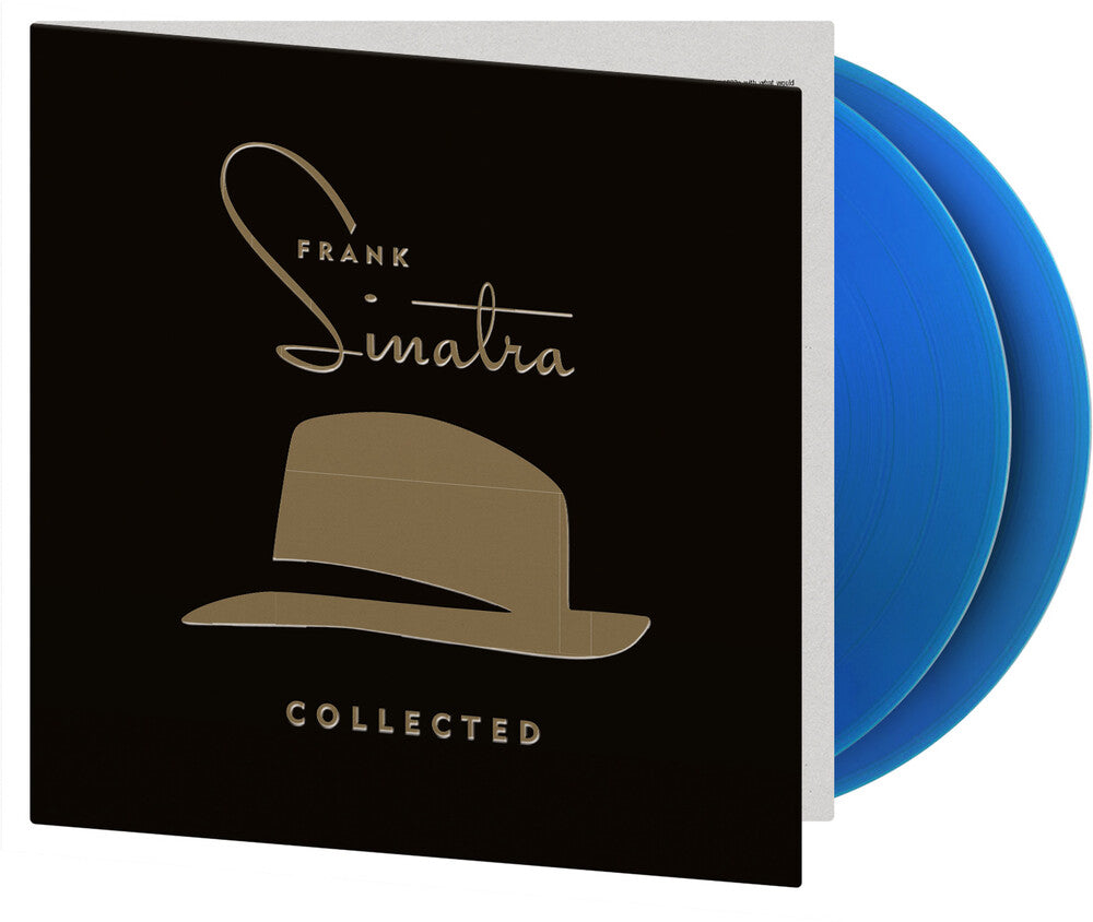 the album cover for Frank Sinatra - Collected (Blue) [Colored Vinyl] (Gate) [Limited Edition] [180 Gram] (Hol)