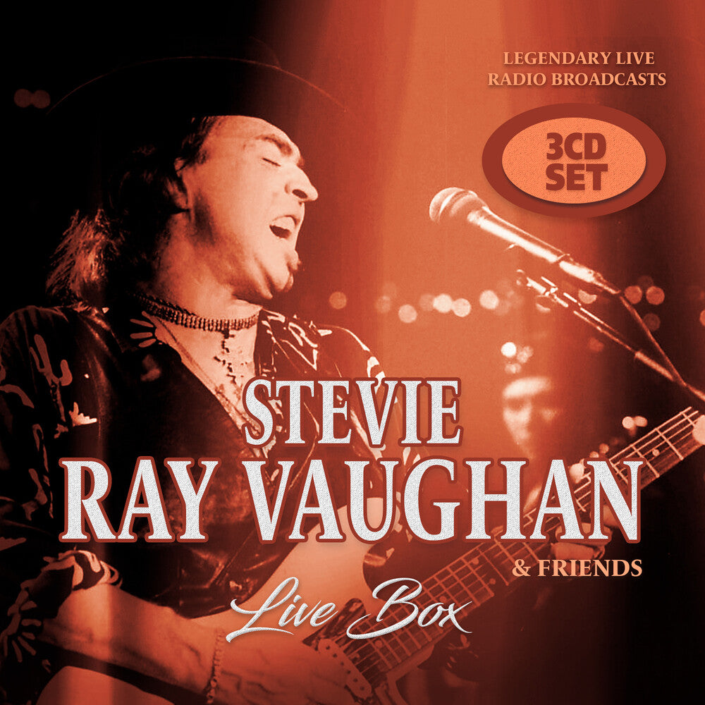 the album cover for Stevie Vaughan  Ray & Friends - Live Box