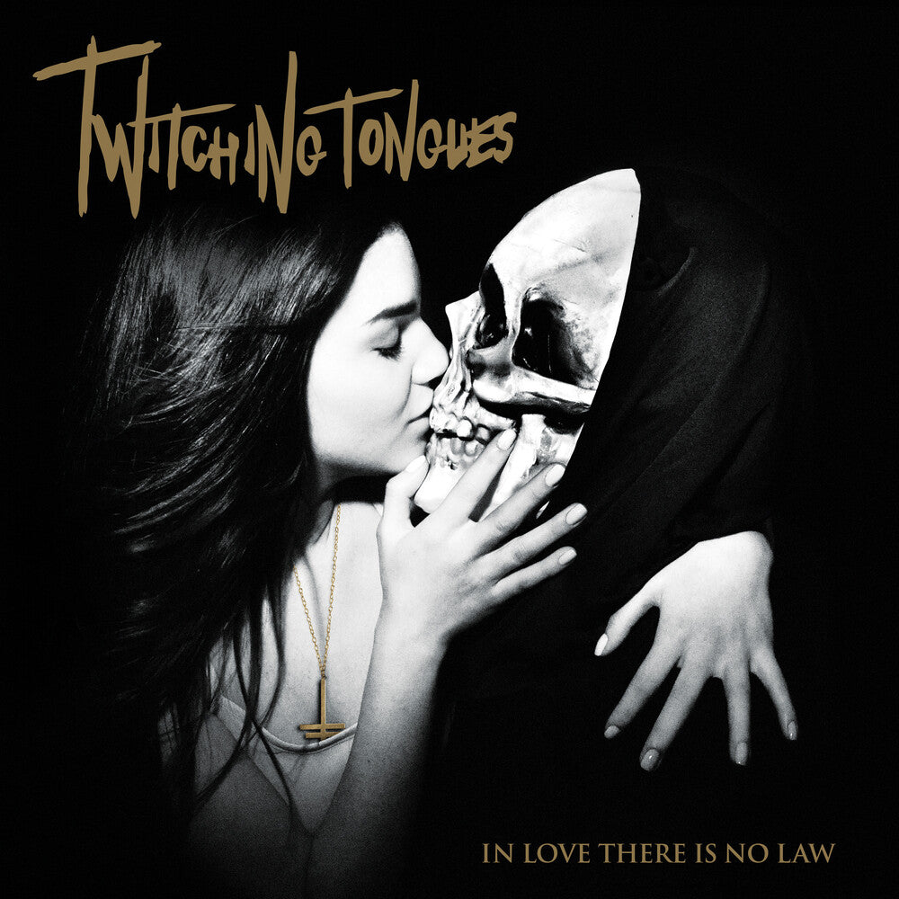 the album cover for Twitching Tongues - In Love There Is No Law Redux (Blk) [Colored Vinyl] (Gol)