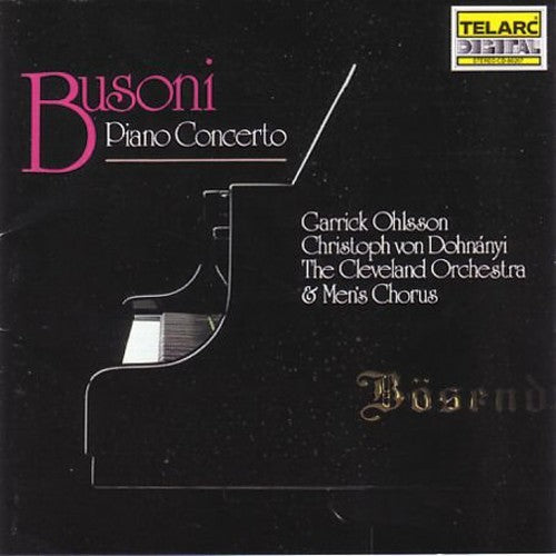 the album cover for F. BUSONI - Piano Concerto