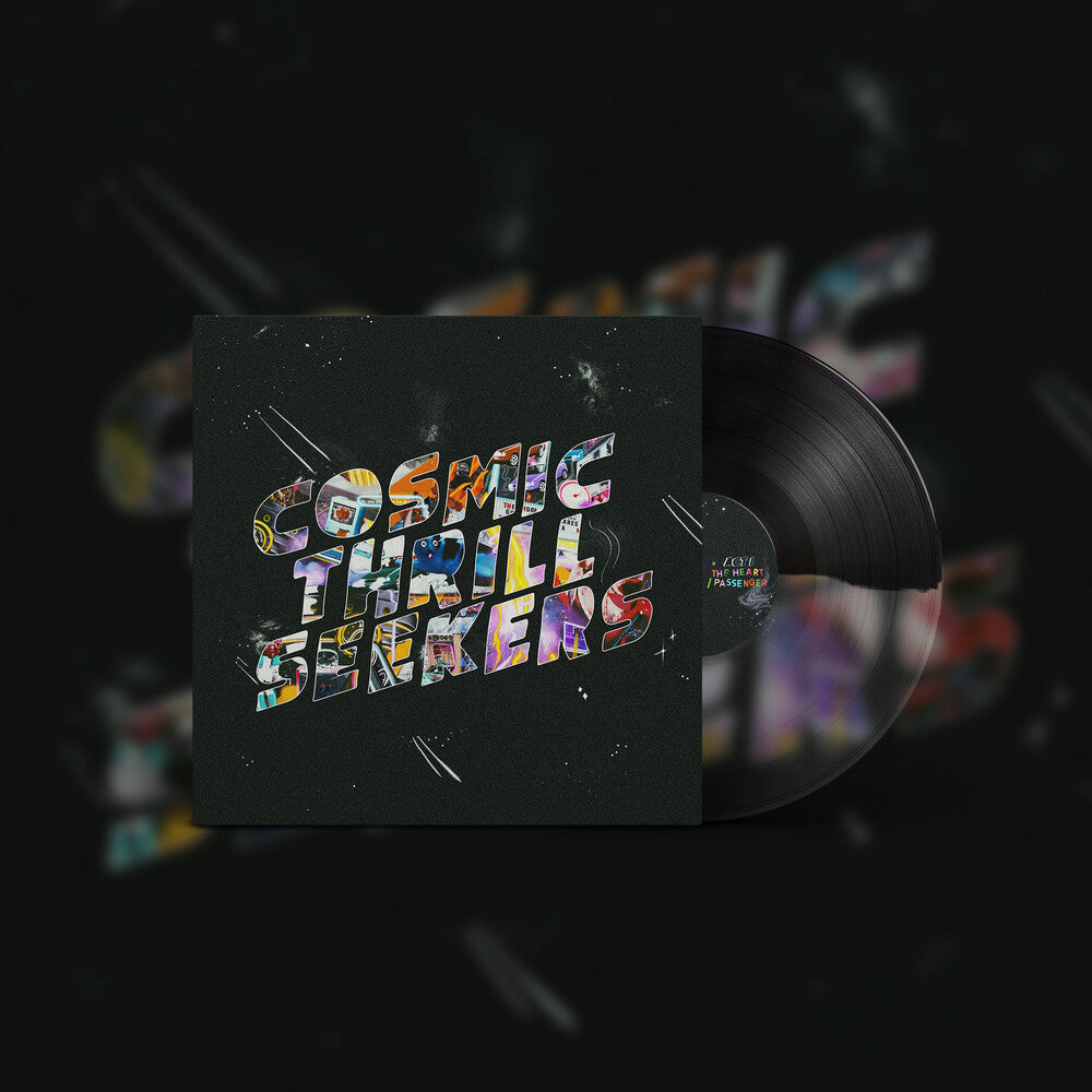 the album cover for Prince Daddy & The Hyena - Cosmic Thrill Seekers (Blk) [Clear Vinyl]