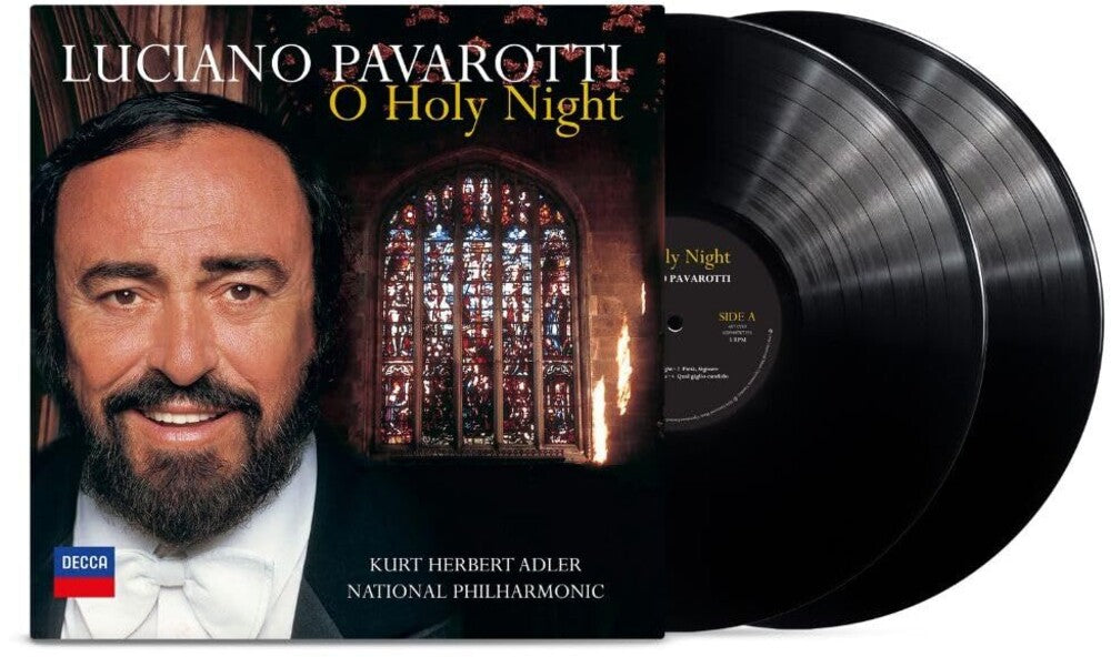 the album cover for Luciano Pavarotti - O Holy Night
