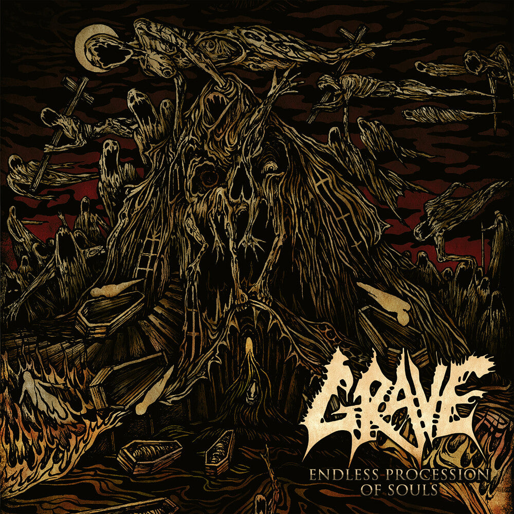 the album cover for Grave - Endless Procession Of Souls