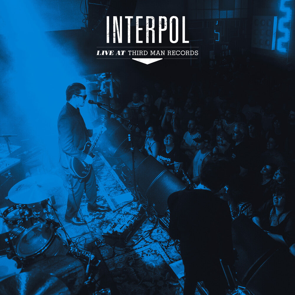 the album cover for Interpol - Live At Third Man Records