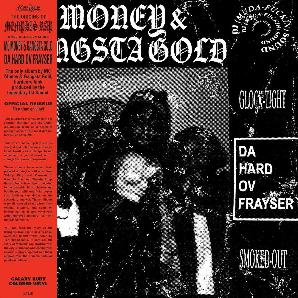 the album cover for Mc Money & Gangsta Gold - Da Hard Ov Frayser [Colored Vinyl] (Ruby)