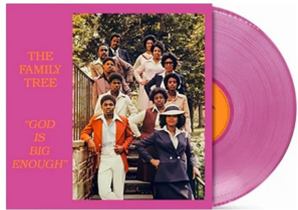 the album cover for The Family Tree - God Is Big Enough -  [Indie Exclusive Pink LP]