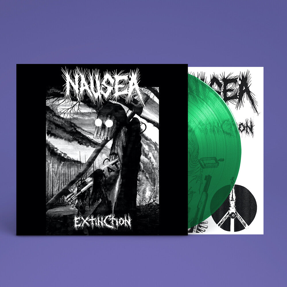 the album cover for Nausea - Extinction [Colored Vinyl] (Grn)