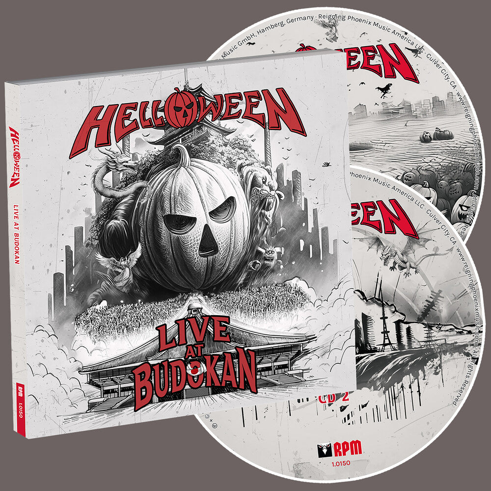 the album cover for Helloween - Live At Budokan - [CD x 2]