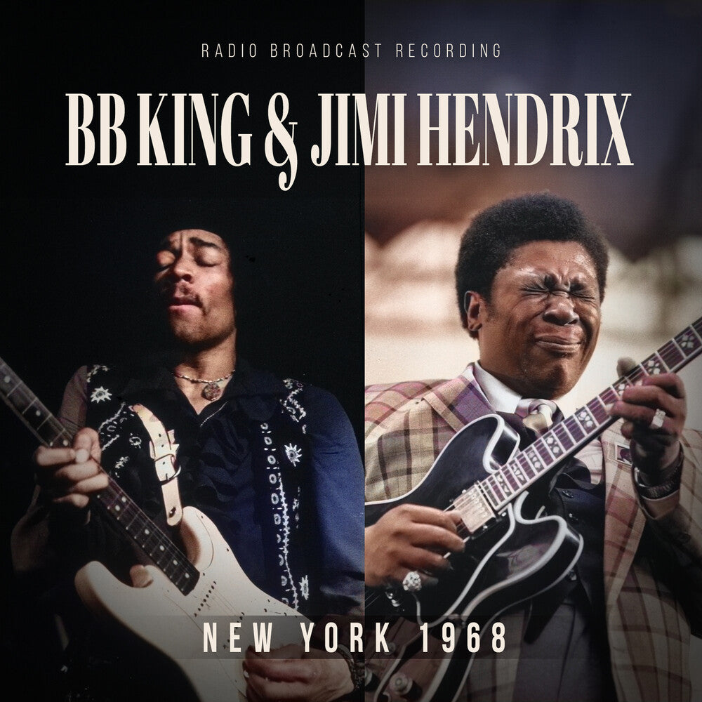 the album cover for B King .B. / Hendrix,Jimi - New York 1968
