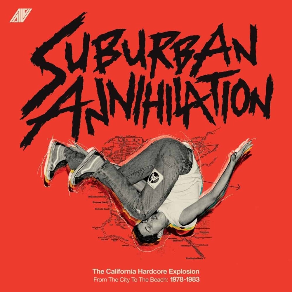 the album cover for Suburban Annihilation: California Hardcore / Var - Suburban Annihilation: California Hardcore / Var