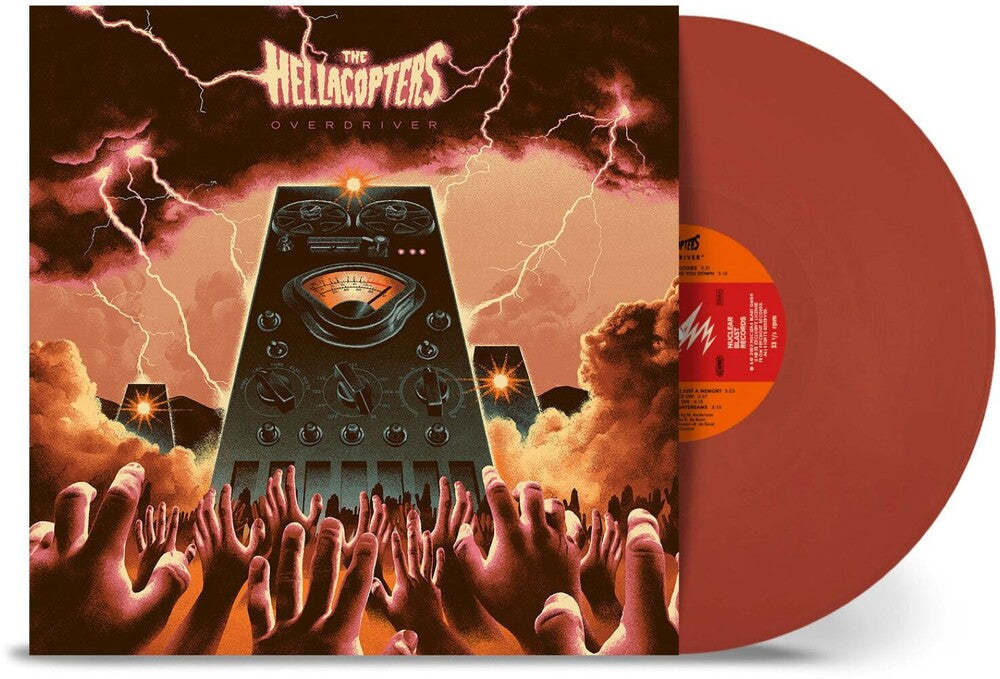 the album cover for Hellacopters - Overdriver - Brick Red [Colored Vinyl] (Post) (Red)