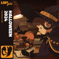 the album cover for Lofi Girl Presents - Halloween 2024 (Blk) [Colored Vinyl] (Uk)