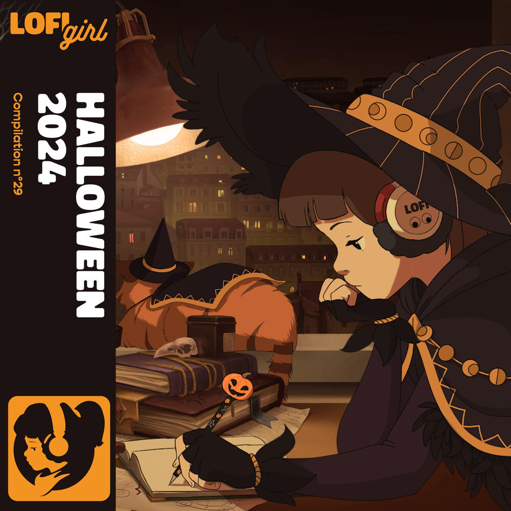 the album cover for Lofi Girl Presents - Halloween 2024 (Blk) [Colored Vinyl] (Uk)