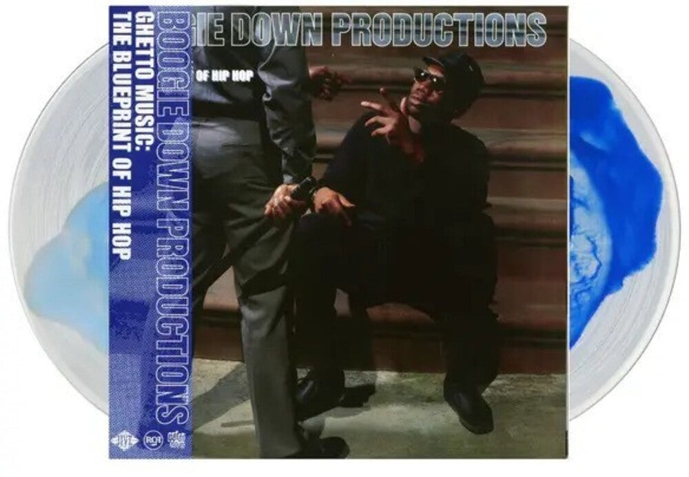 the album cover for Boogie Down Productions - Ghetto Music: The Blueprint Of Hip Hop