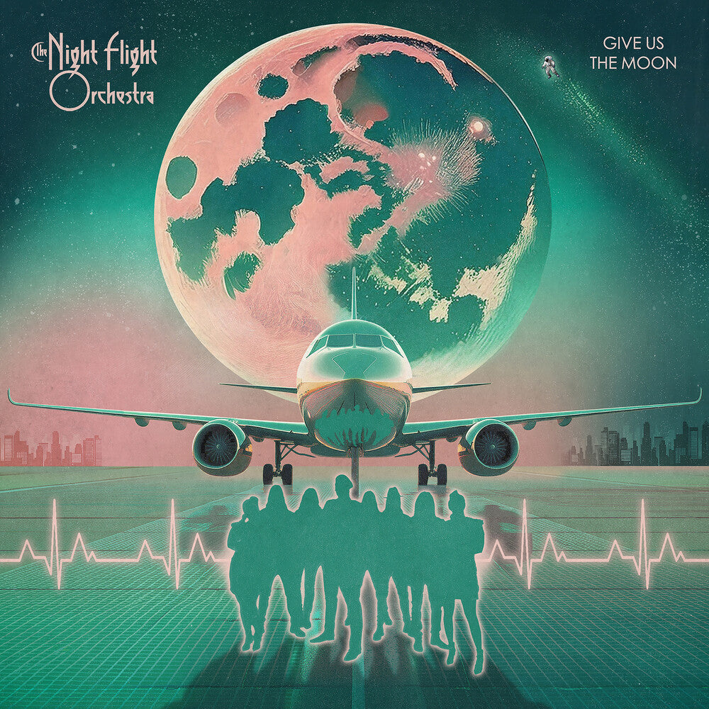 the album cover for The Night Flight Orchestra - Give Us The Moon [2 LP]