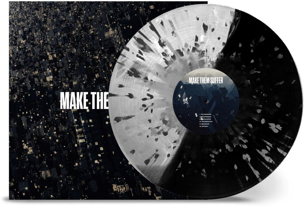 the album cover for Make Them Suffer - Make Them Suffer - Black White Gray [Colored Vinyl]