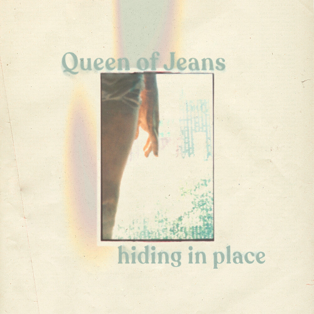 the album cover for Queen of Jeans - Hiding In Place [Colored Vinyl] [Limited Edition] (Viol) (Uk)