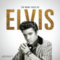 the album cover for Many Faces Of Elvis / Various (Colv) (Gate) (Wht) - Many Faces Of Elvis / Various [Colored Vinyl] (Gate) (Wht)