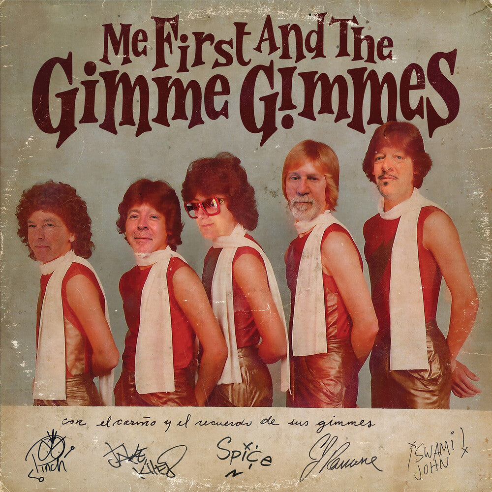 the album cover for Me First And The Gimme Gimmes - Most People I Know Think That I'm Crazy