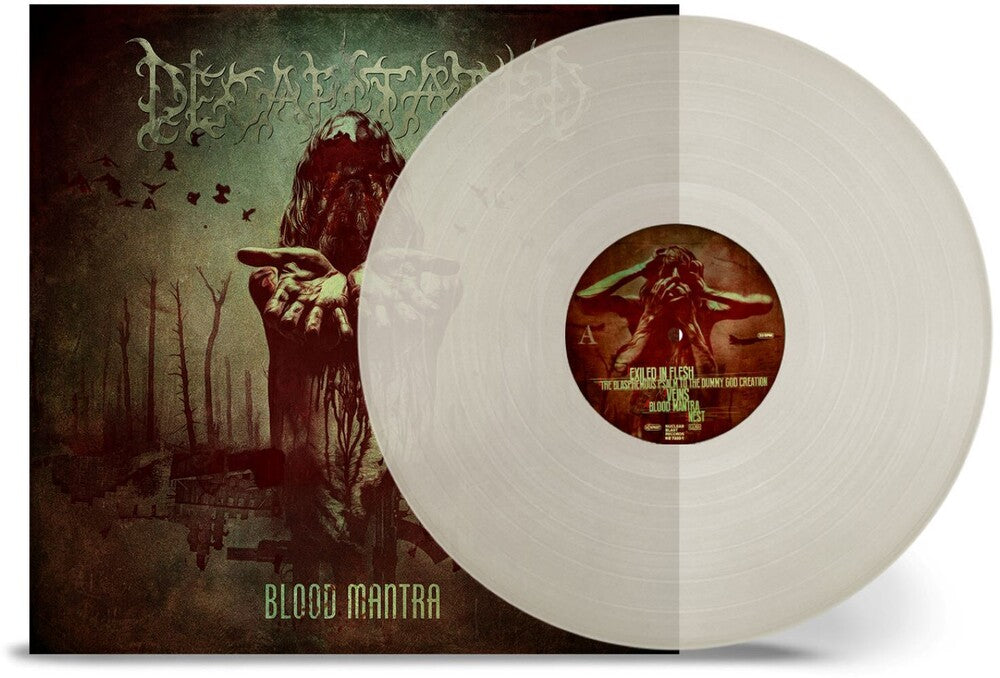 the album cover for Decapitated - Blood Mantra - Transparent [Colored Vinyl]