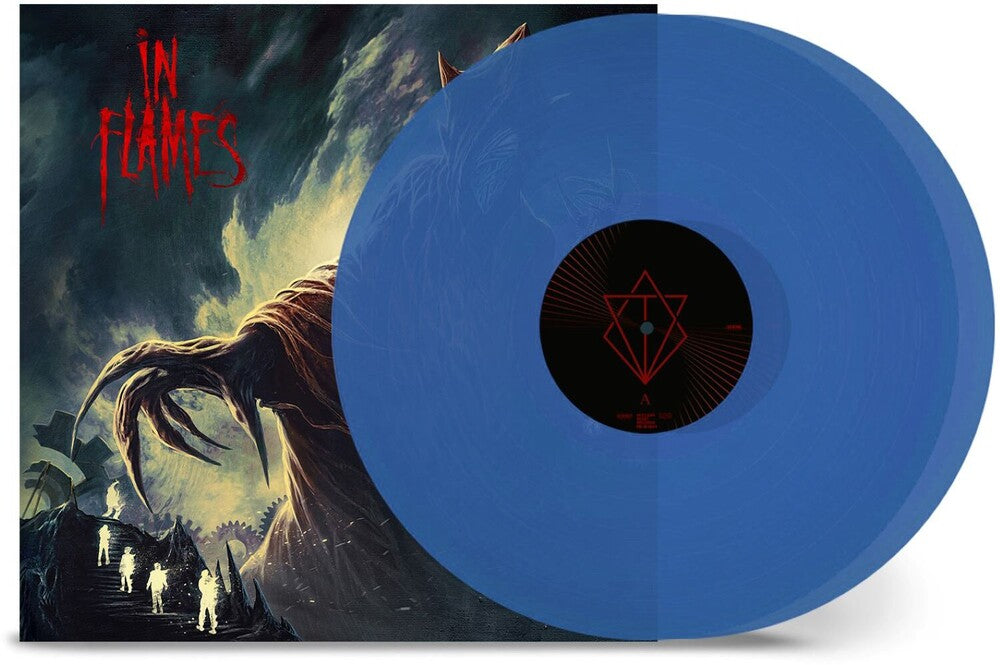 the album cover for In Flames - Foregone - Trans Blue (Blue) [Colored Vinyl] [Clear Vinyl] (Gate)